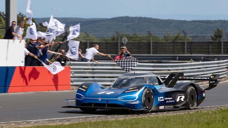 El Volkswagen ID.R hace el viejo Nurburgring en 6:05-336 minutos