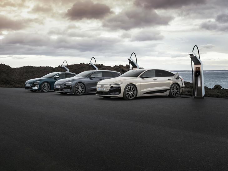 Nuevas variantes del Audi A6 e-tron incorporan tecnología de 800 voltios y potencias de hasta 240 kW