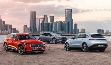 Comparativa Mercedes EQC, Audi e-tron y Jaguar i-Pace