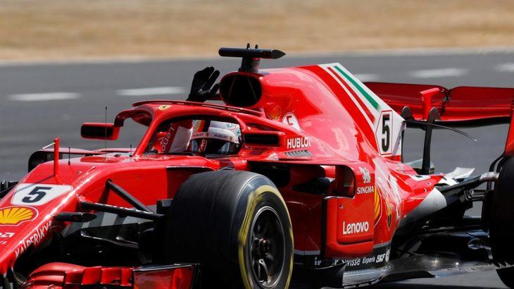 GP de Gran Bretaña: Vettel 1º y Rakkonen destroza la carrera de Hamilton