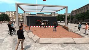 Audi convierte la Plaza de Colón en un museo de competición antes del GP de España de F1