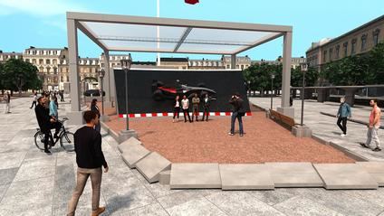 Audi convierte la Plaza de Colón en un museo de competición antes del GP de España de F1