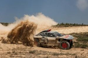Audi Sport se prepara para el Rally Dakar 2024 compitiendo en la Baja Aragón