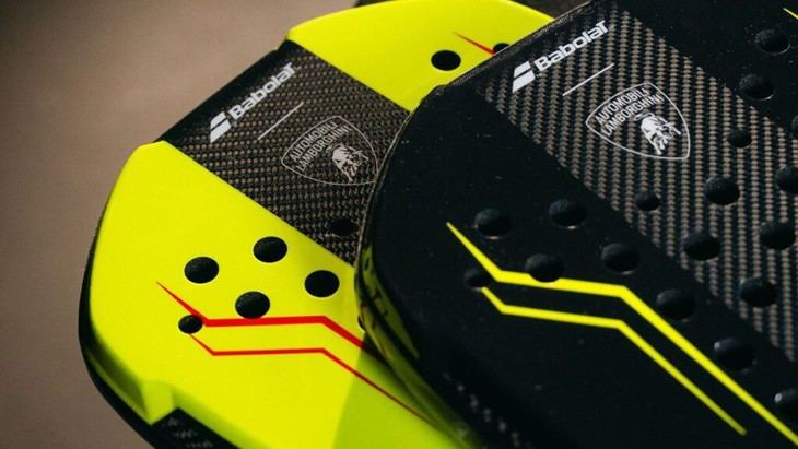 Lamborghini y Babolat lanzan una nueva colección de palas de pádel en abril