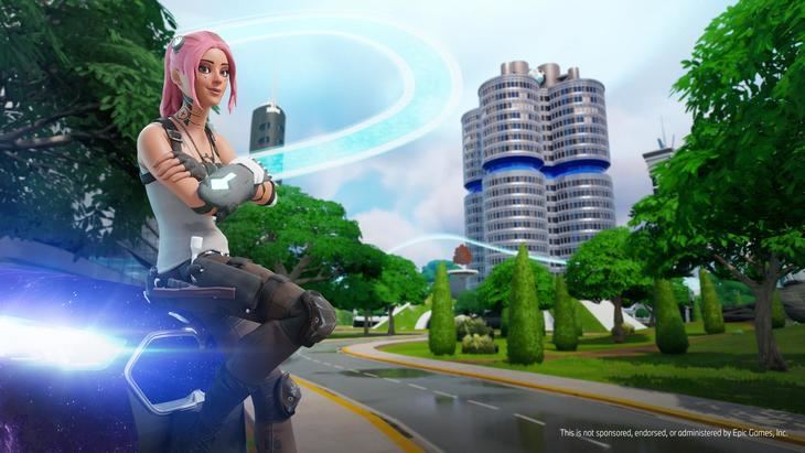 Explora Hipnópolis, la futurista ciudad creada por BMW en Fortnite