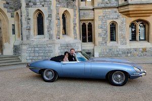 Así es el Jaguar E-Type eléctrico de la Boda Real