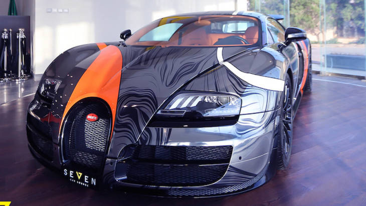 Un Bugatti Veyron Supersport muy especial