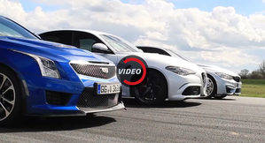 Alfa Romeo Giulia QV, BMW M3 y Cadillac ATS-V compiten desde parado