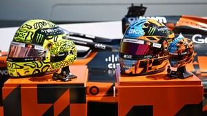 McLaren y LEGO lanzan cascos de Norris y Piastri en formato LEGO