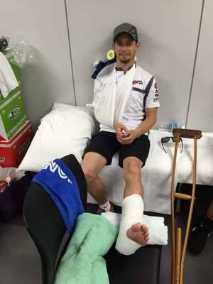 HRC pide disculpas a Casey Stoner por su accidente