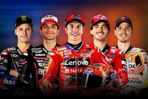 Cinco campeones se preparan para la temporada de MotoGP 2025