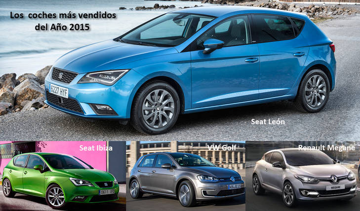 Los coches mas vendidos en 2015