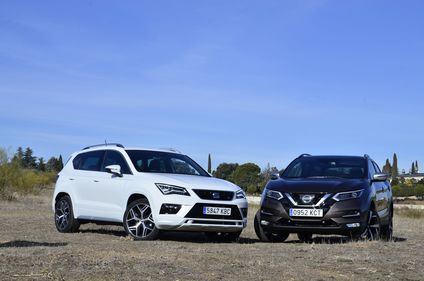 Enfrentamos al todopoderoso Nissan Qashqai contra el Seat Ateca FR, 'El Matarreyes'