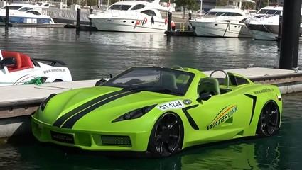El barco “Chevy Corvette” que puede alcanzar los 100km/h
