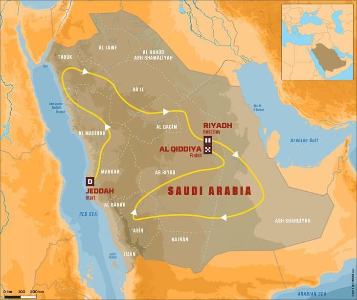 El Dakar se muda a Arabia Saudí en 2020