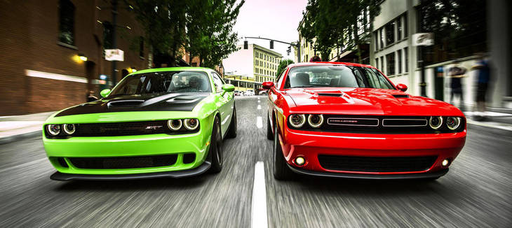 Impresionantes los Dodge Charger y Challenger Hellcat