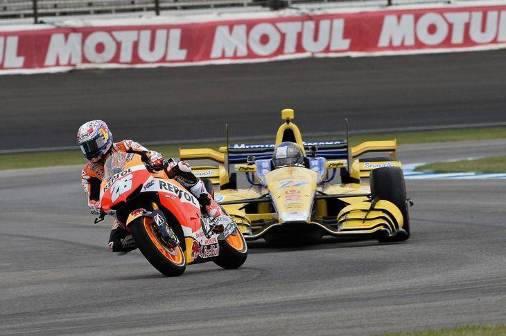 Tres españoles en primera linea: Márquez, Pedrosa y Lorenzo