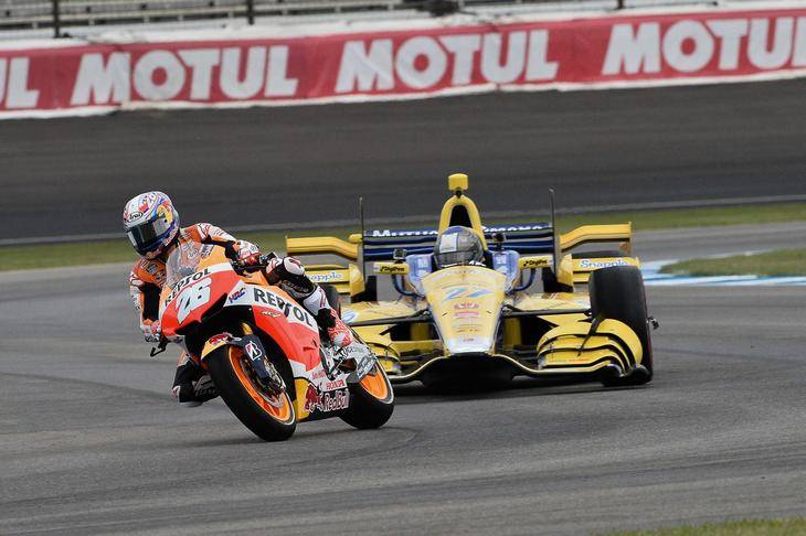 Tres españoles en primera linea: Márquez, Pedrosa y Lorenzo