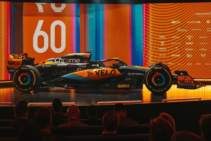 McLaren presentó su 'MCL60' su monoplaza para el 2023