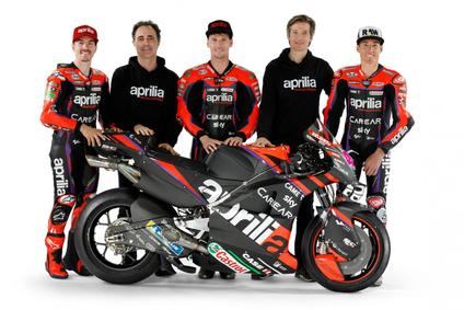 El equipo Aprilia Racing listo para la temporada 2023 de MotoGP