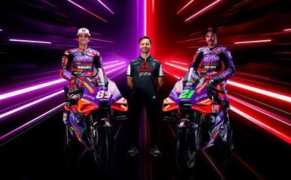 El equipo Prima Pramac Racing presenta su moto y equipo para la temporada 2024