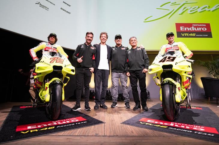 Presentación de la nueva temporada de MotoGP del Pertamina Enduro VR46 Racing Team
