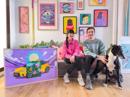 El Lexus LBX se transforma en arte por Takumi Academy