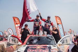 Nasser Al-Attiyah revalida su título del Dakar y consigue su quinto 'touareg'