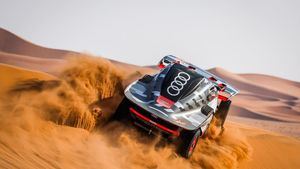 Carlos Sainz lidera "virtualmente" el Rally Dakar 2024