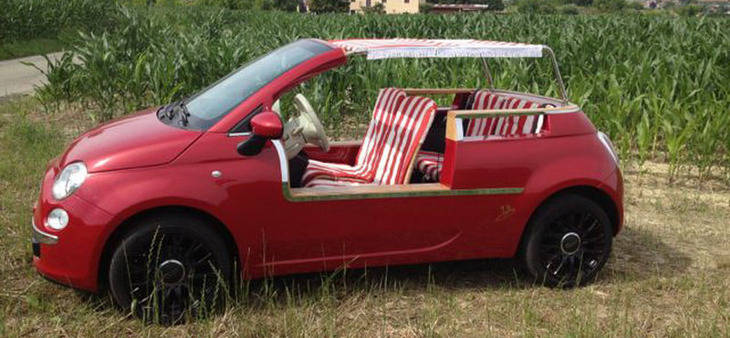 El Fiat 500 más playero