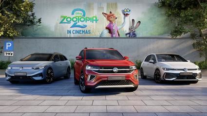 Volkswagen y Disney se unen para el lanzamiento de «Zootopia 2» con vehículos animados personalizados