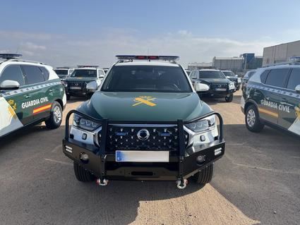 KGM entrega 72 vehículos Rexton a la Guardia Civil para reforzar su flota de seguridad