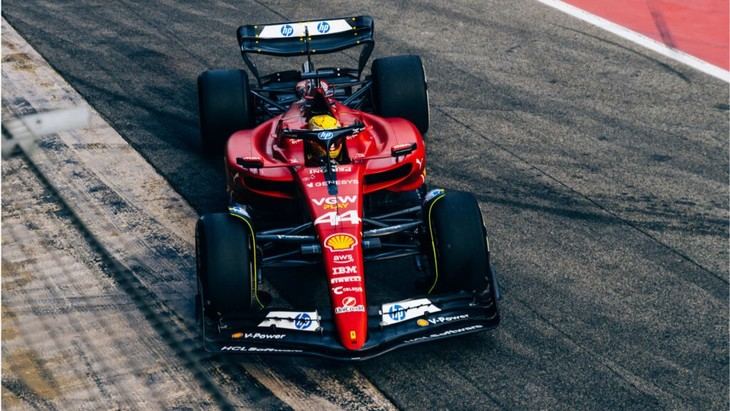 Hamilton continúa su adaptación a Ferrari con más pruebas en Barcelona
