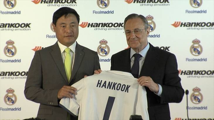Real Madrid y Hankook Tire durante tres temporadas