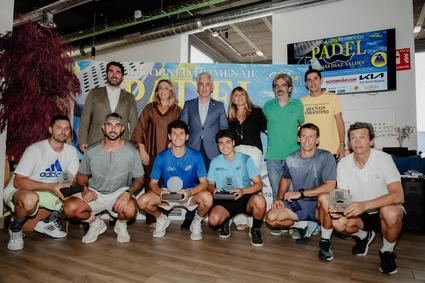 Éxito del III Torneo de Pádel Homenaje a Tomás Díaz-Valdés