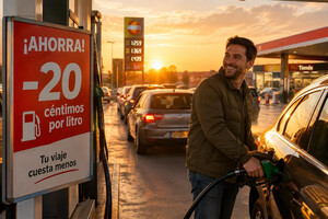 La gasolina baja 20 céntimos: cuánto ahorrarás realmente al llenar el depósito