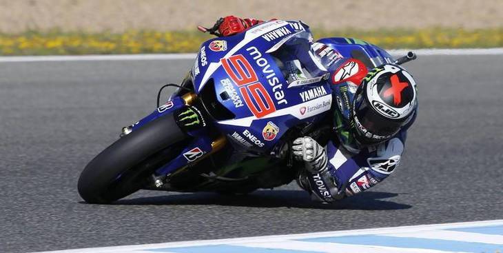 Jorge Lorenzo pone su 'pica' en Jerez