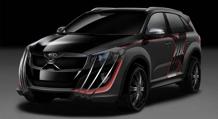 El Kia Sorento que conduce 'Lobezno'