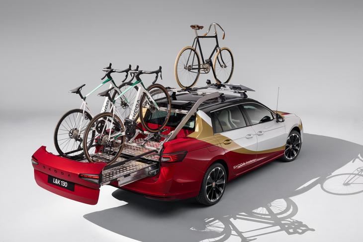 Skoda L&K 130: El innovador vehículo de apoyo para ciclistas creado por estudiantes