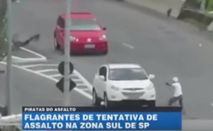 Así actúan los ladrones de coches en Brasil