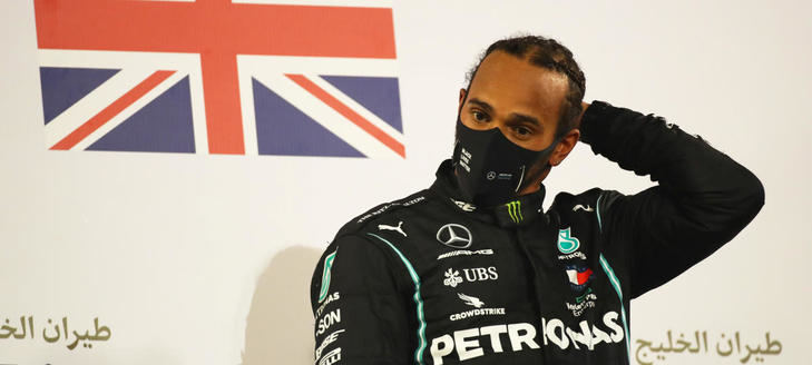 Hamilton positivo por coronavirus