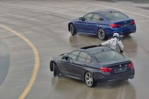 El BMW M5 logra hacer drift durante 374 repostando sobre la marcha 5 veces