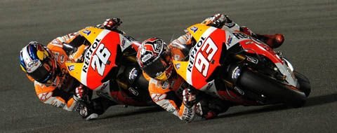 Pedrosa, Crutchlow y Lorenzo saldran desde la primera fila