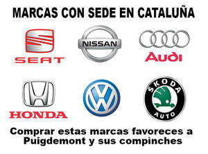 Empresas catalanas de automoción, disgustadas