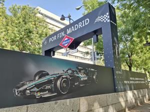 La Fórmula 1 ya está en Madrid: Mercedes celebra su llegada con un espectacular “Por fin, Madrid”