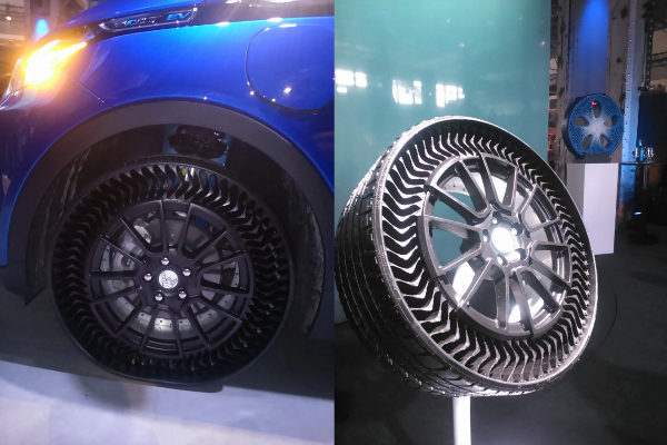Michelin Uptis, el neumático que no necesita aire