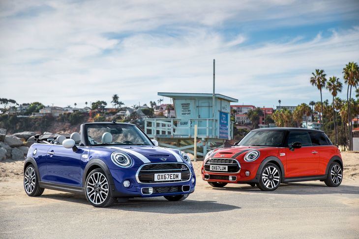 Los MINI cabrio, 3 y 5 puertas se actualizan