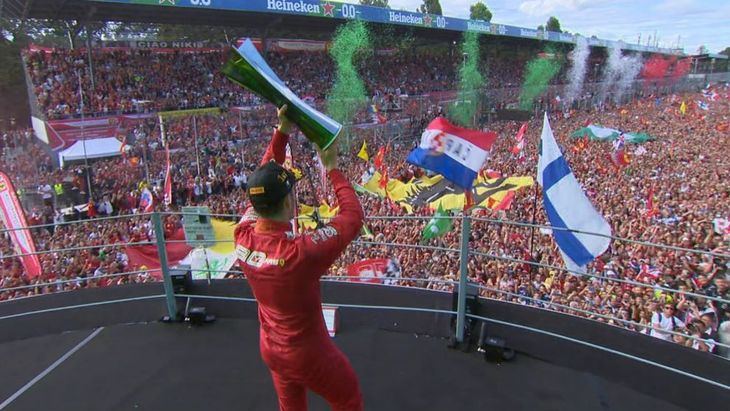 GP de Italia F1 2019: Charles Leclerc rey de reyes en el templo de Monza