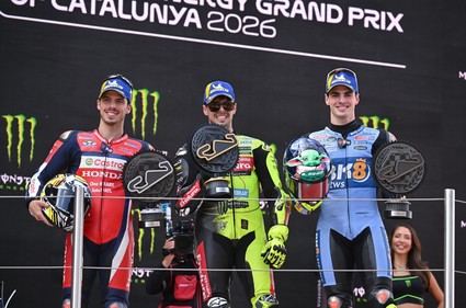 Caos total en Montmeló: Di Giannantonio conquista un GP de Catalunya marcado por caídas y tres salidas