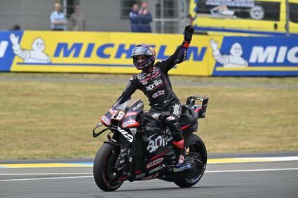 Jorge Martín conquista Le Mans y Aprilia firma un triplete histórico en un GP de Francia